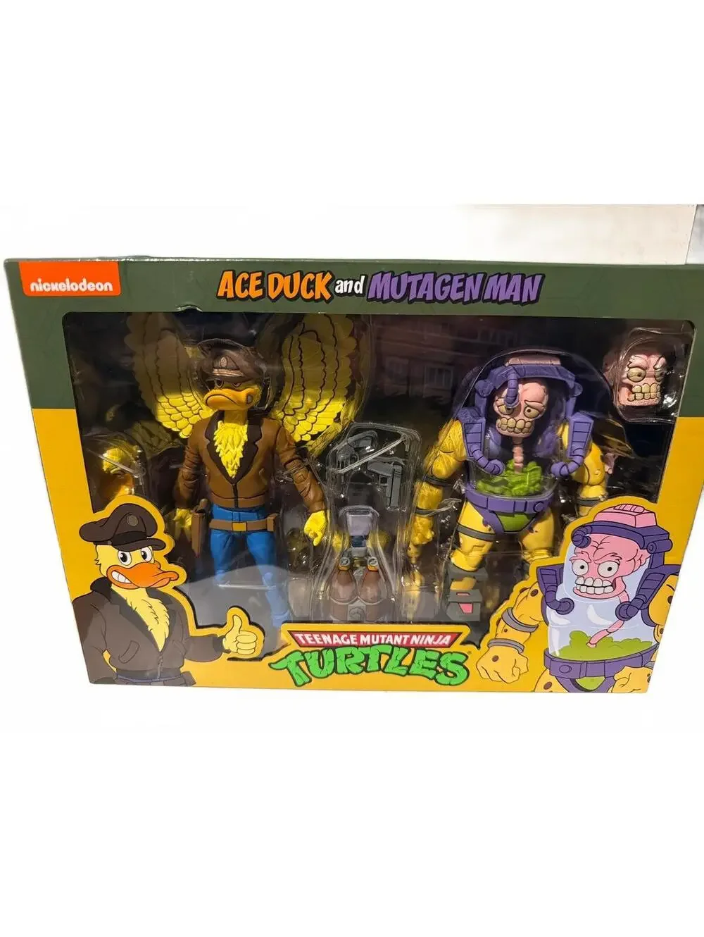 Teenage Mutant Ninja Turtles Ace Duck and Mutagen Man Action Figure Set